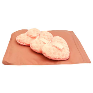 Reusable micro fiber face cleansing pads