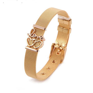 Girls love mash bracelets - gold