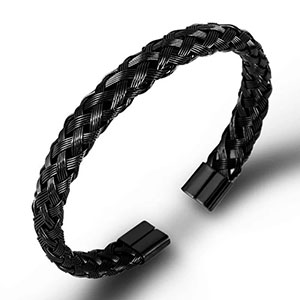 Handmade braided layered bracelet